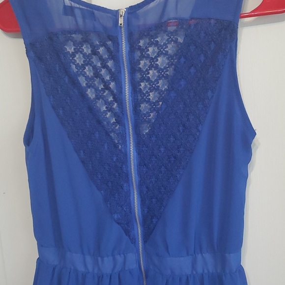 FAISCA BLUE LACE POLYESTER SMALL DRESS - Picture 3 of 4